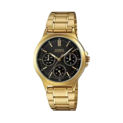 Casio General LTP-V300G-1AUDF Analog Black Dial Date Women Watch